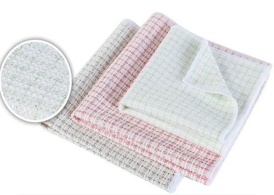 Microfiber Waffle Cloth Colors High Color Fastness for Kitchen Cleaning