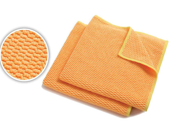 Superpol Structure Microfiber Cleaning Cloth Orange Kitchen Cleaner Cloth