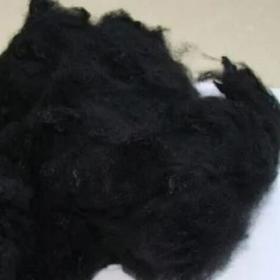 15Denier Polypropylene Synthetic Fiber Black Fully For Geotextile