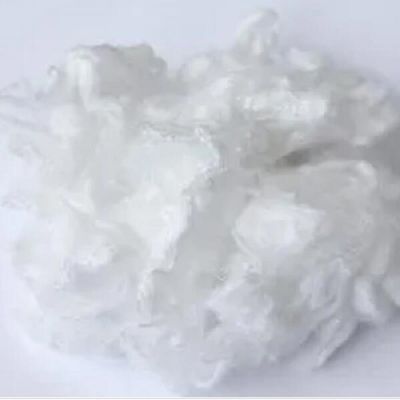 White Artificial Staple Fibres 32mm Short Staple Fiber RoHS Certificate