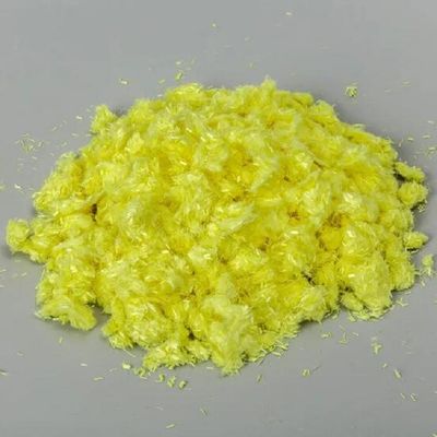 Yellow Micro Fiber Polyester Long Staple Fibre For Nonwoven Using