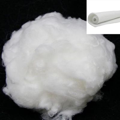 Environmental Friendly Recycled Polyester Staple Fiber 32mm For Bedding