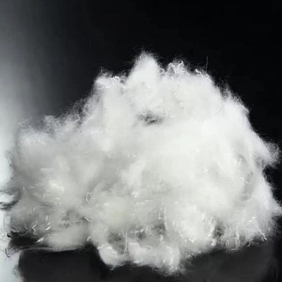 White Flame Retardant Polyester Fiber Polyester Hollow Fiber For Cushion