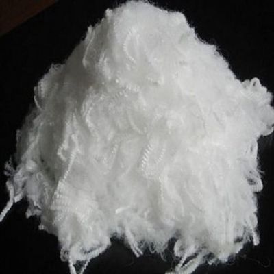64mm Hollow Conjugated Siliconized Polyester Fiber Staple Virgin