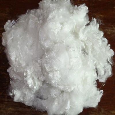 Siliconized Recycled Polyester Staple Fiber Anti Static For Cushion Filling