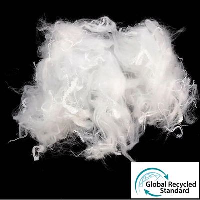GRS 3D Polyester Hollow Fiber Strong Resillience Synthetic Staple Fibres