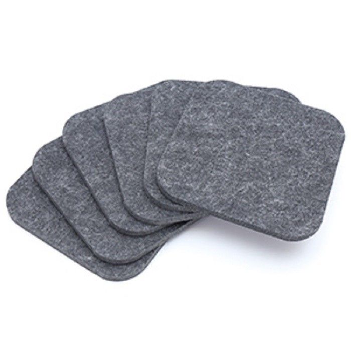 Grey Polyester Fiber Acoustic Panel Thermal Insulation For Indoor Decoration