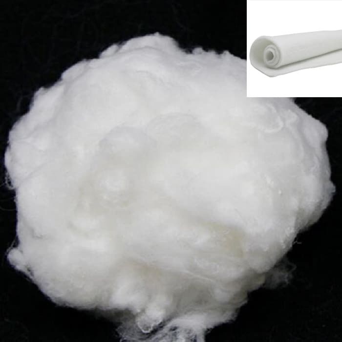 Environmental Friendly Recycled Polyester Staple Fiber 32mm For Bedding