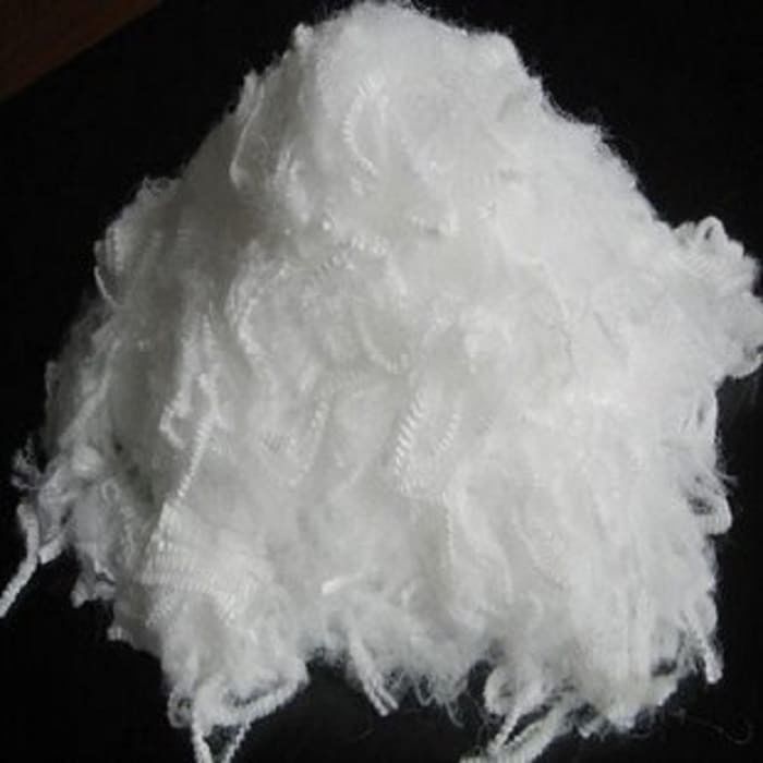 64mm Hollow Conjugated Siliconized Polyester Fiber Staple Virgin
