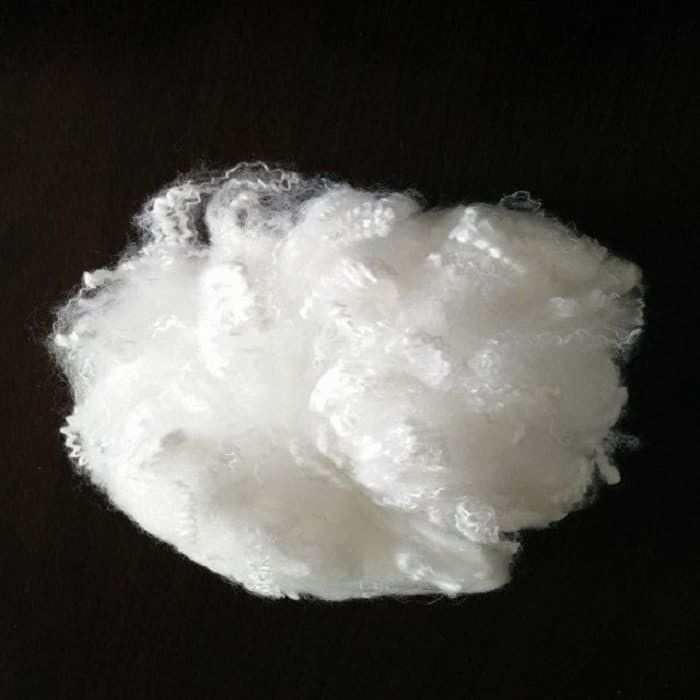 Recycle Polyester Staple Fiber Spiral Crimp REACH Certificate